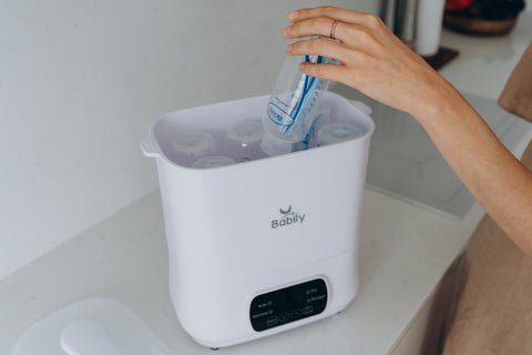 Laadvermogen van 6-10 babyflessen